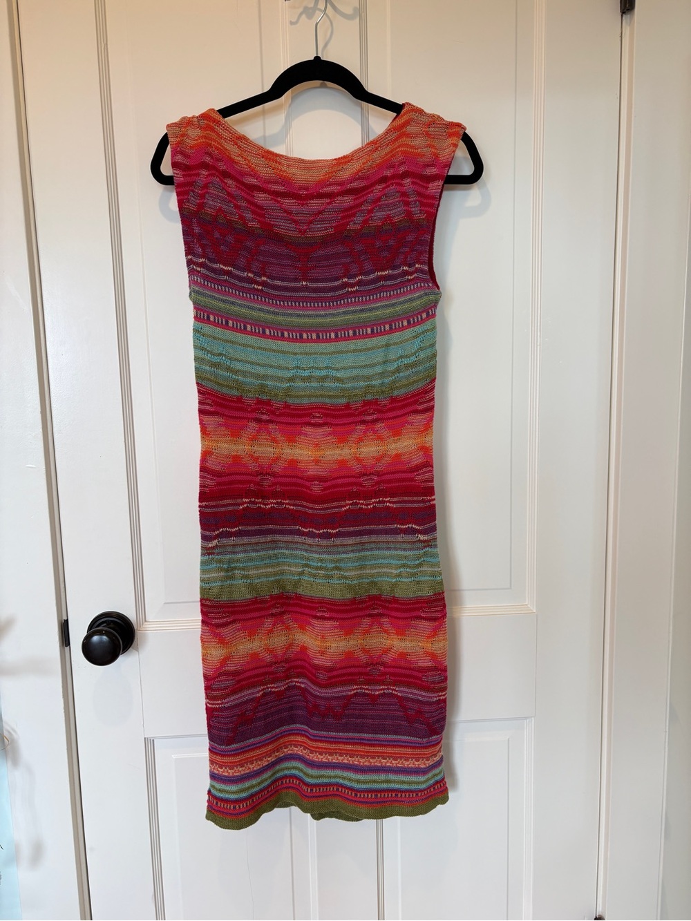 Lauren Ralph Lauren Multicolor Striped Knit Sheath Dress
